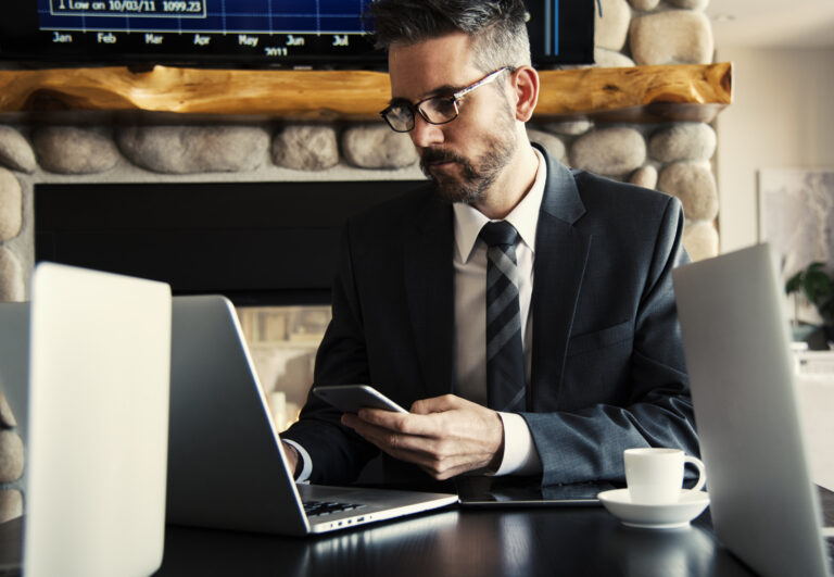 Man at Desk